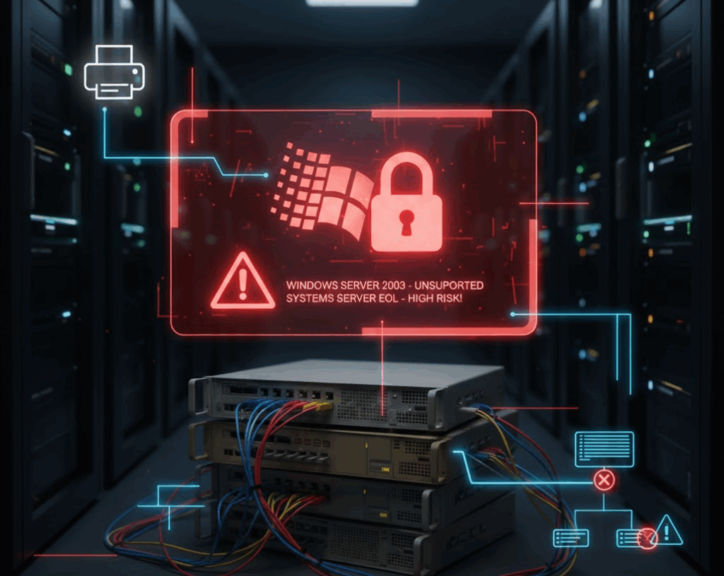 Obsolescència dels sistemes operatius als servidors