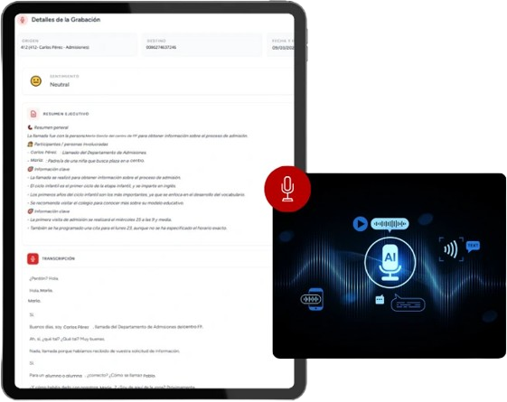 Transcripción automática AVANVOIP